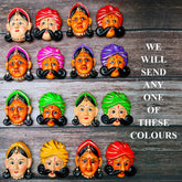 Colorful Hand-Painted Fridge Magnets – Man & Woman Combo