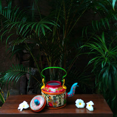 Craftooba Hand painted Radha Krishna Kettle