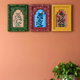 Craftooba Wooden Hand-Painted Jharokha Frames – A Touch of Royal India in Every Wall