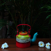 Warli Painting Aluminum Kettle - Medium
