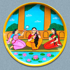 Wall Plate-3 woman Makeup