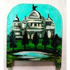 Craftooba Hand-Painted Heritage & Cultural Folk Arch Fridge Magnets (Set of 3) – Traditional Architecture & Folk Art Decorative Accents