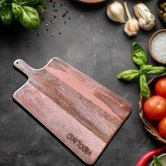 Hand Crafted Solid Wood Chopping Board | Premium Wooden Chopping Board – Crafted for Culinary Excellence | 16 Inches