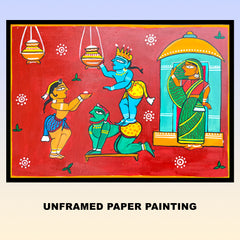 Craftooba Unframed Original Paper Paintings | Paintings | Handpainting | Paper painting | Unframed | Original Painting |