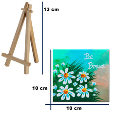 Craftooba Hand-Painted Mini Canvas Art – “Be Brave”