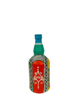 Hand Painted Glass Bottle Art for Home and Office Decor | Recycled Bottle Decor | Bottle Light| Bottle Vase | Glass Bottle Decor | Floral