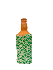 Hand Painted Glass Bottle Art for Home and Office Decor Lotus | Recycled Bottle Decor | Bottle Light| Bottle Vase | Glass Bottle Decor