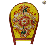 Craftooba Small Hand Painted Soop for Puja – Bamboo Sup, Moram & Kulo for Chhath Puja, Wedding & Mandir Decor – 9 * 7 Inch