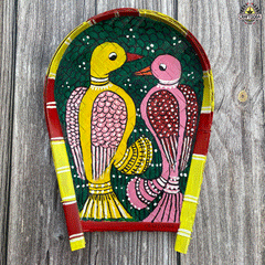 Craftooba Small Hand Painted Soop for Puja – Bamboo Sup, Moram & Kulo for Chhath Puja, Wedding & Mandir Decor – 9 * 7 Inch.