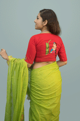 Red Blouse - Lady Beside Window