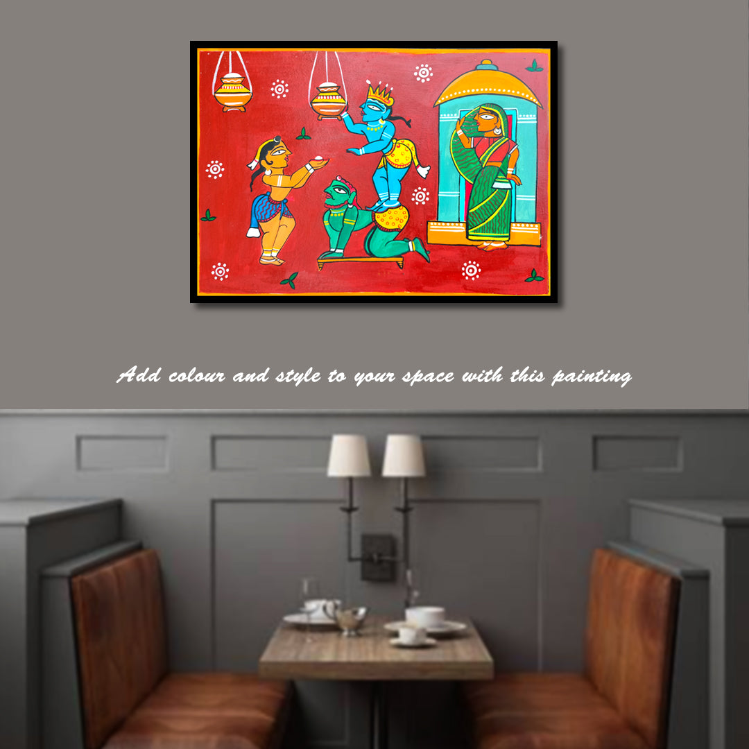 Craftooba Unframed Original Paper Paintings | Paintings | Handpainting | Paper painting | Unframed | Original Painting |