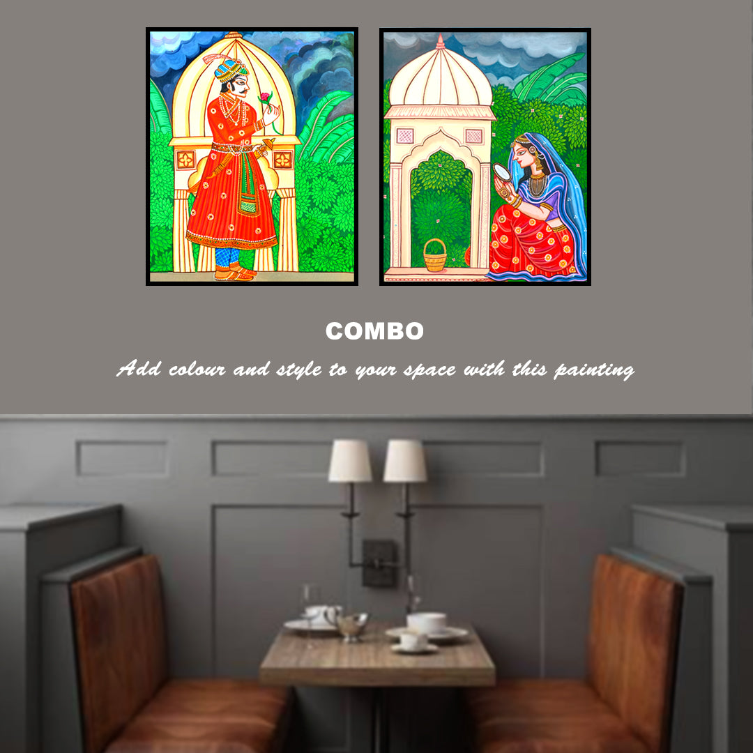 Craftooba Combo Of Unframed Original Paper Paintings | Paintings | Handpainting | Paper painting | Unframed | Original Painting |