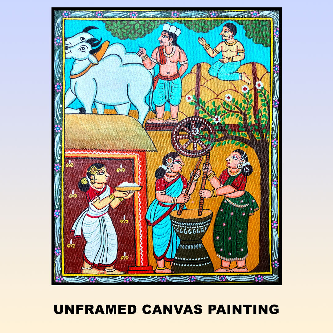Product image Craftooba Unframed Original Canvas Paintings | Paintings | Handpainting | Canvas painting |
