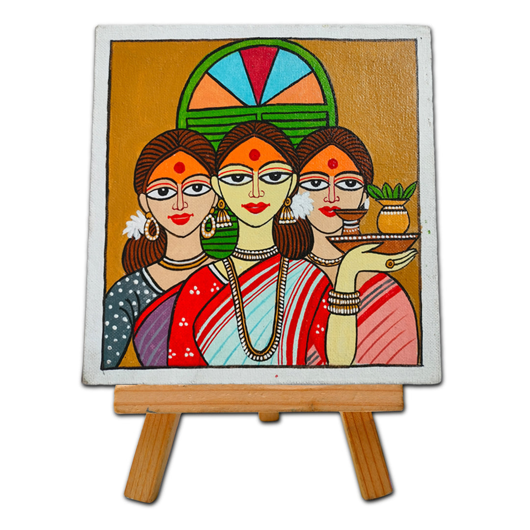Craftooba Hand Painted Impasto Small Canvas Art | Small Canvas | Canvas | Canvas Painting | Paintings | Canvas Art |