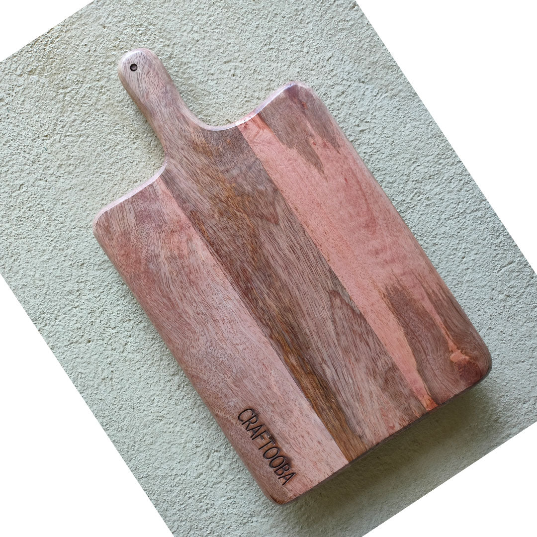 Hand Crafted Solid Wood Chopping Board | Premium Wooden Chopping Board – Crafted for Culinary Excellence | 16 Inches