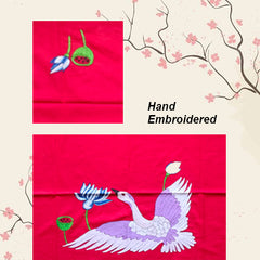 Designer blouse piece | Blouse material | Designer blouse | Kantha hand embroidered blouse piece