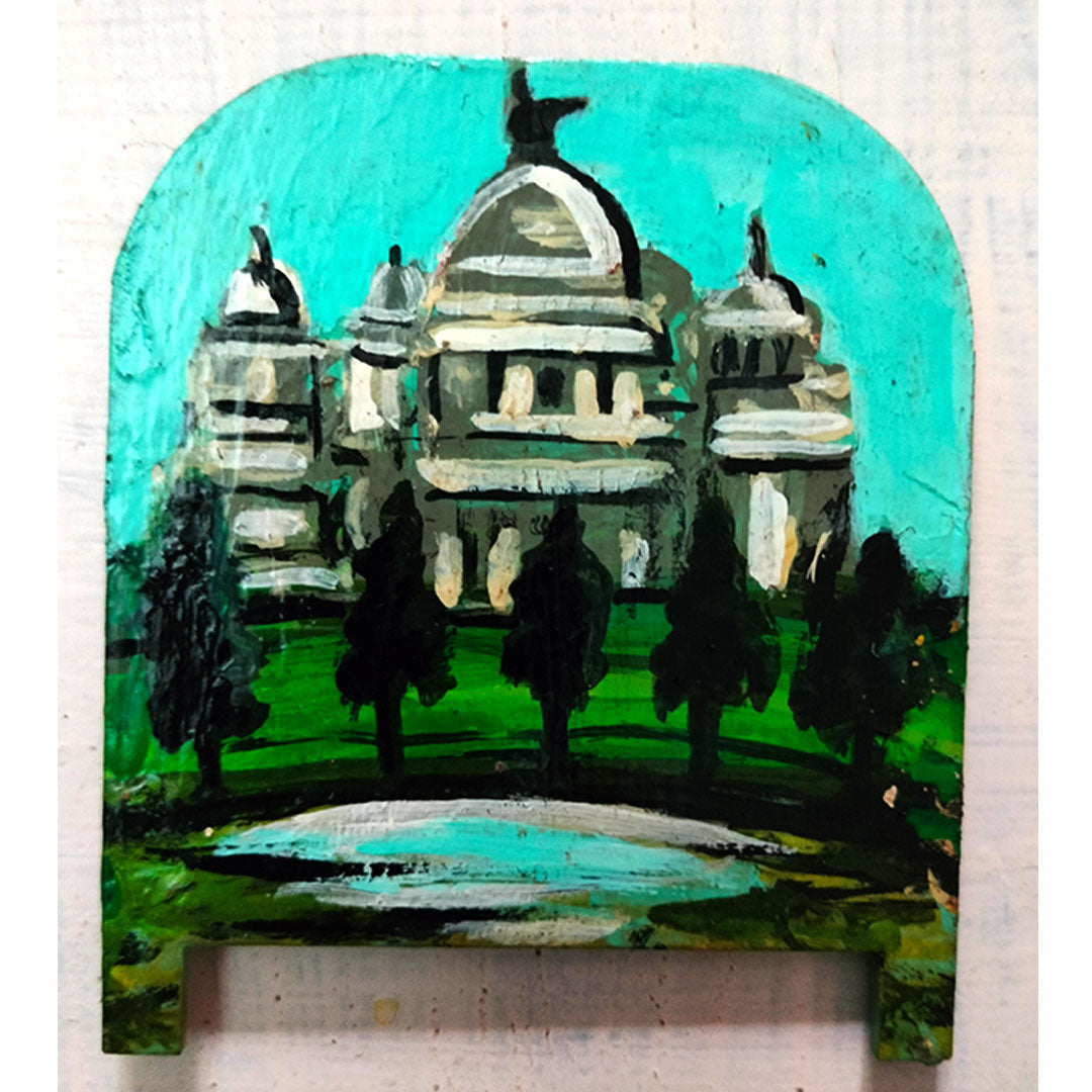 Craftooba Hand-Painted Heritage & Cultural Folk Arch Fridge Magnets (Set of 3) – Traditional Architecture & Folk Art Decorative Accents