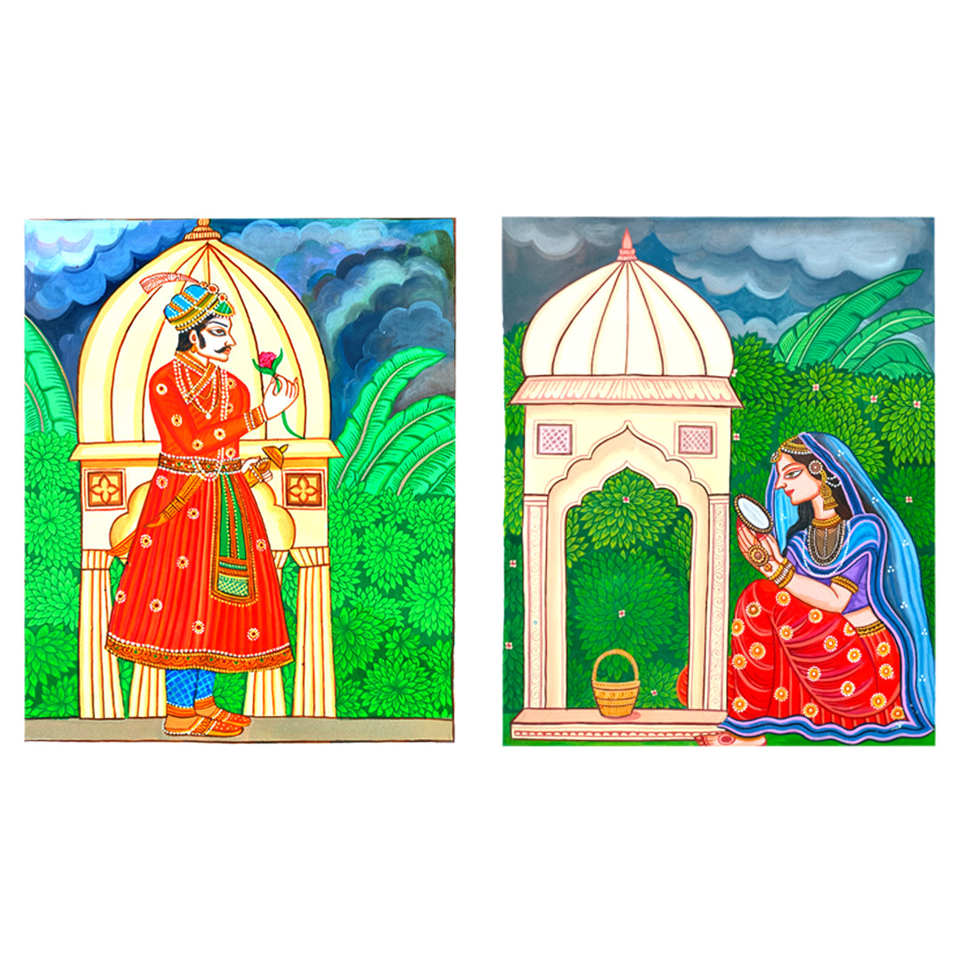 Craftooba Combo Of Unframed Original Paper Paintings | Paintings | Handpainting | Paper painting | Unframed | Original Painting |