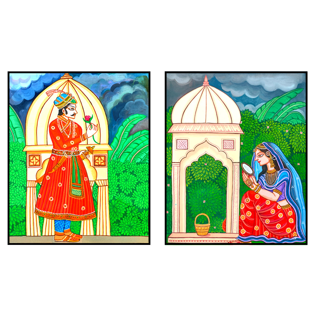 Craftooba Combo Of Unframed Original Paper Paintings | Paintings | Handpainting | Paper painting | Unframed | Original Painting |