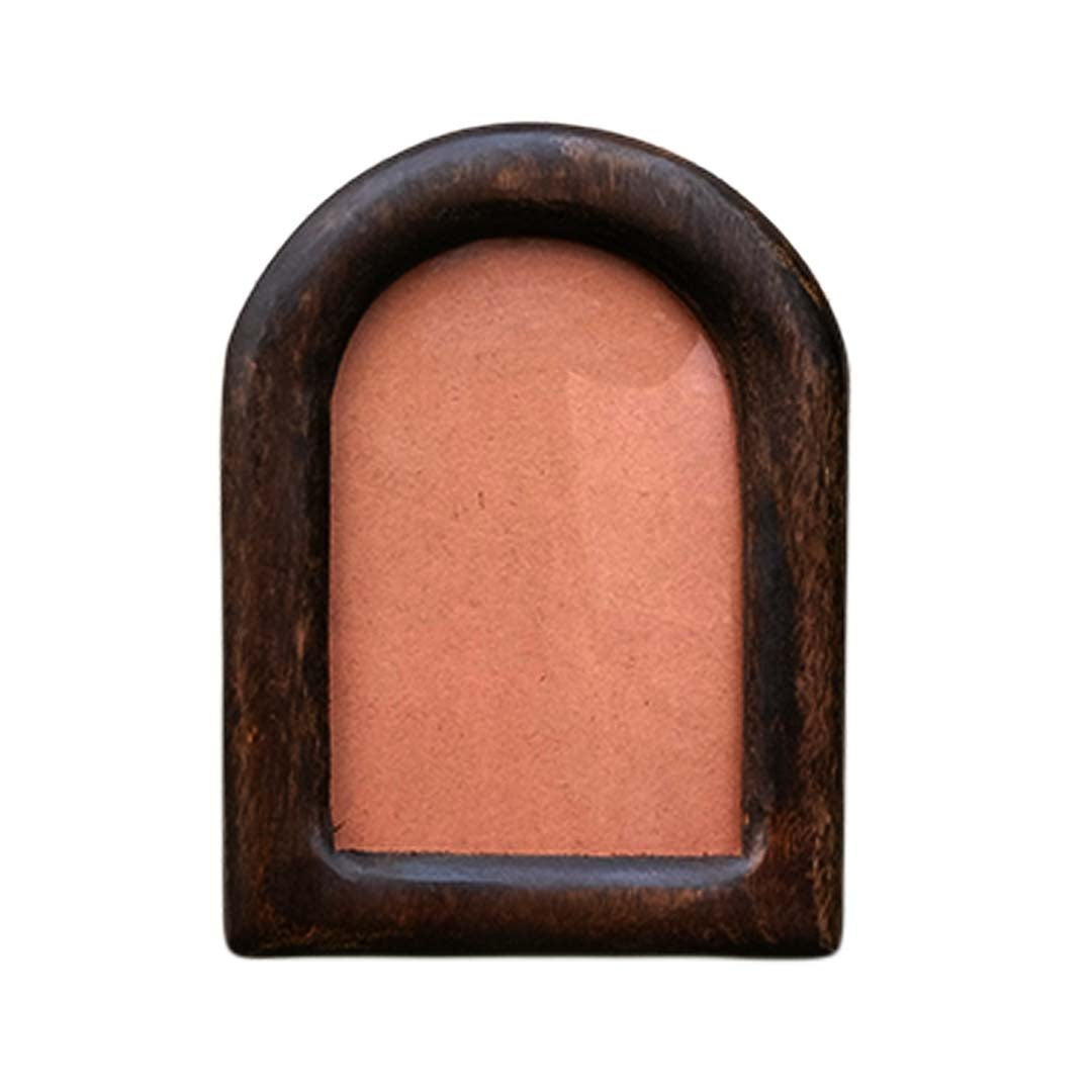 Craftooba Handcrafted Wooden Arched Photo Frame Small (8 * 6) Inches– Versatile Table-Top & Wall Hanging Picture Frame for Home Decor