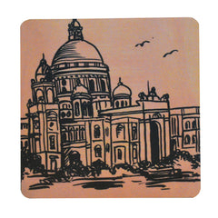 Kolkata Victoria Memorial Inspired Fridge Magnet L- 3.5 Inches, W- 3.5 Inches | Fridge Magnet …